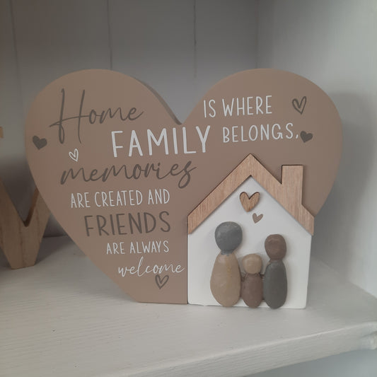 Family, Memories & Friends Plaque