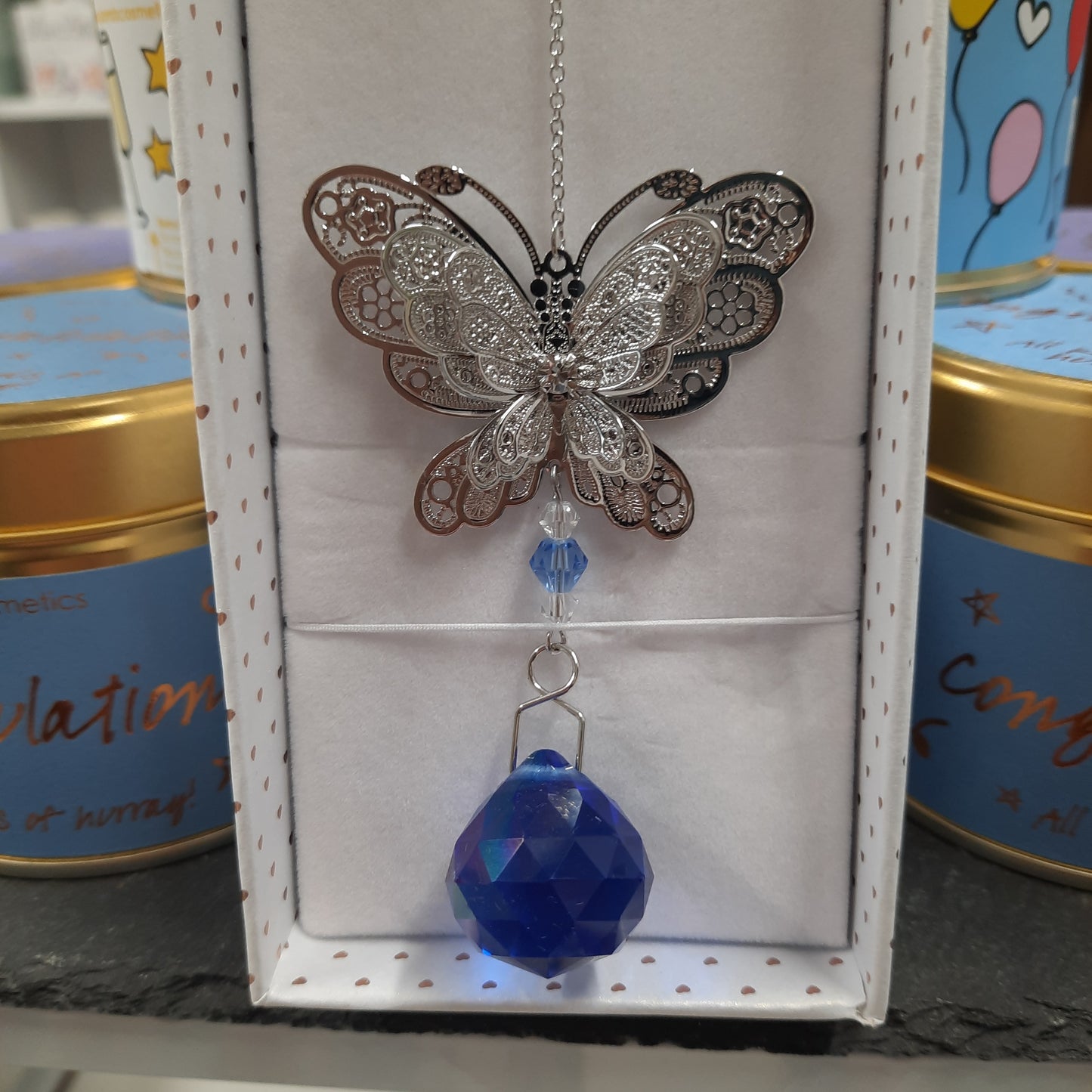 Light Catcher 3D Butterfly (Blue)