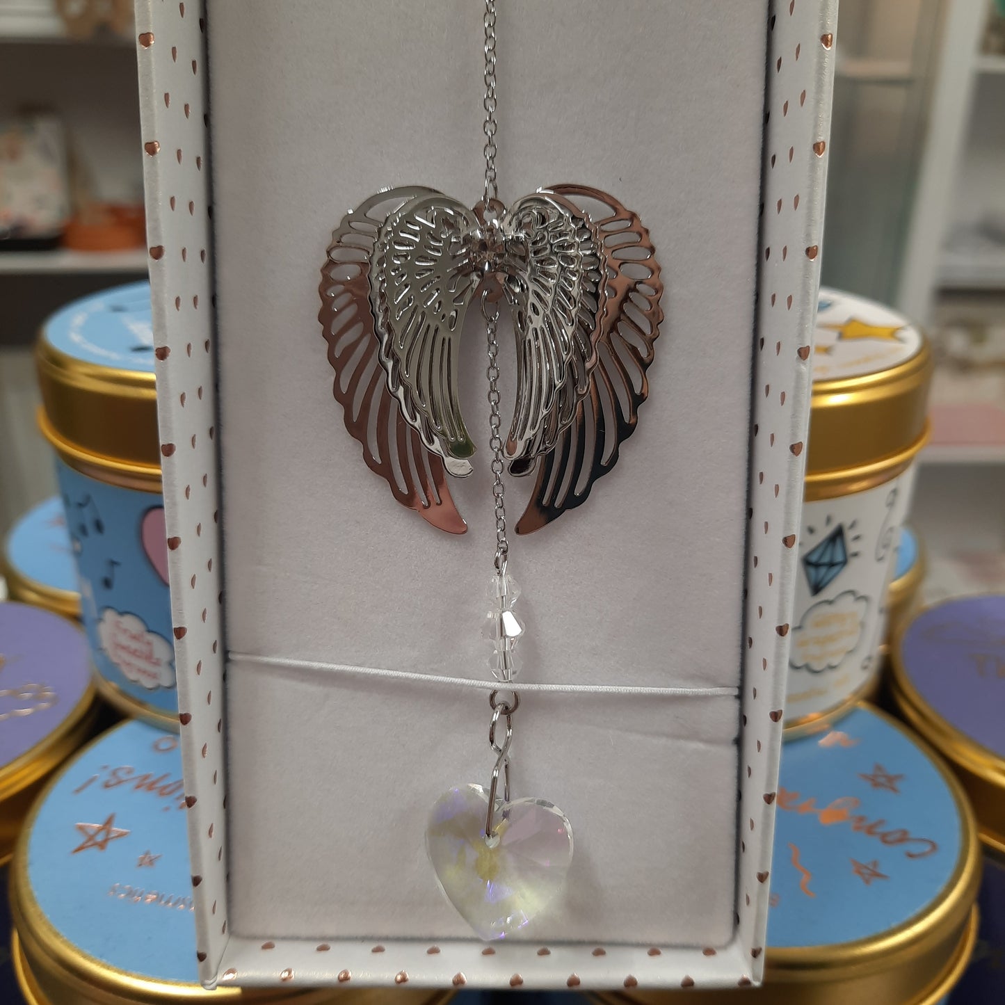 Light Catcher 3D Angel Wings (Clear)