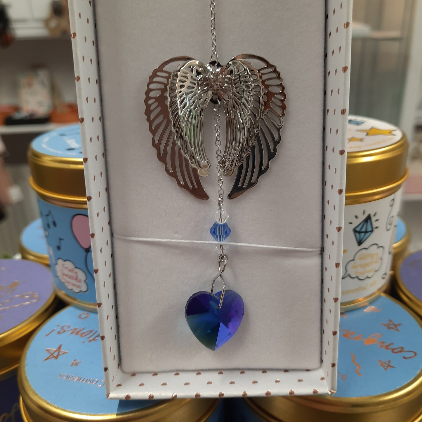 Light Catcher 3D Angel Wings (Blue)
