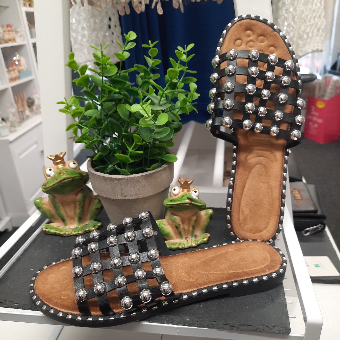 Studded Sliders...