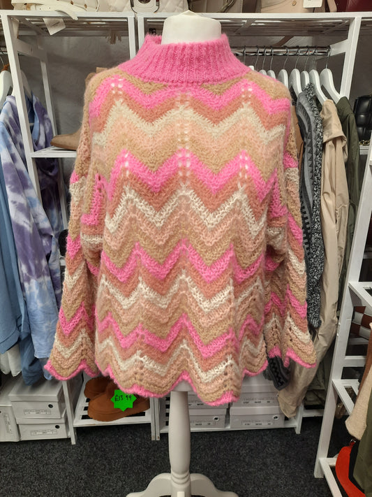 Zigzag long sleeve Jumper...