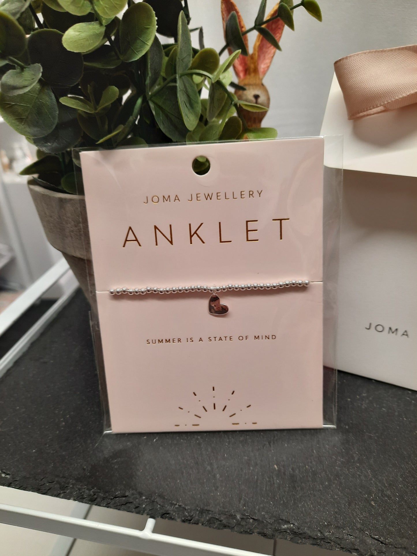 JOMA...Heart Anklet Bracelet...