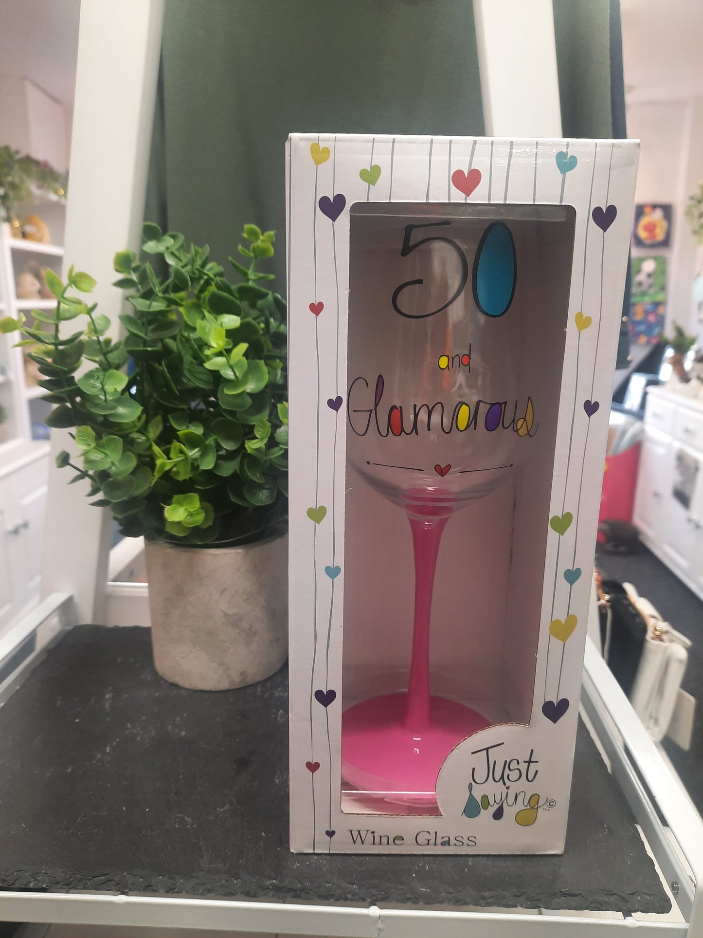 Wine Glass...50 and Glamorous