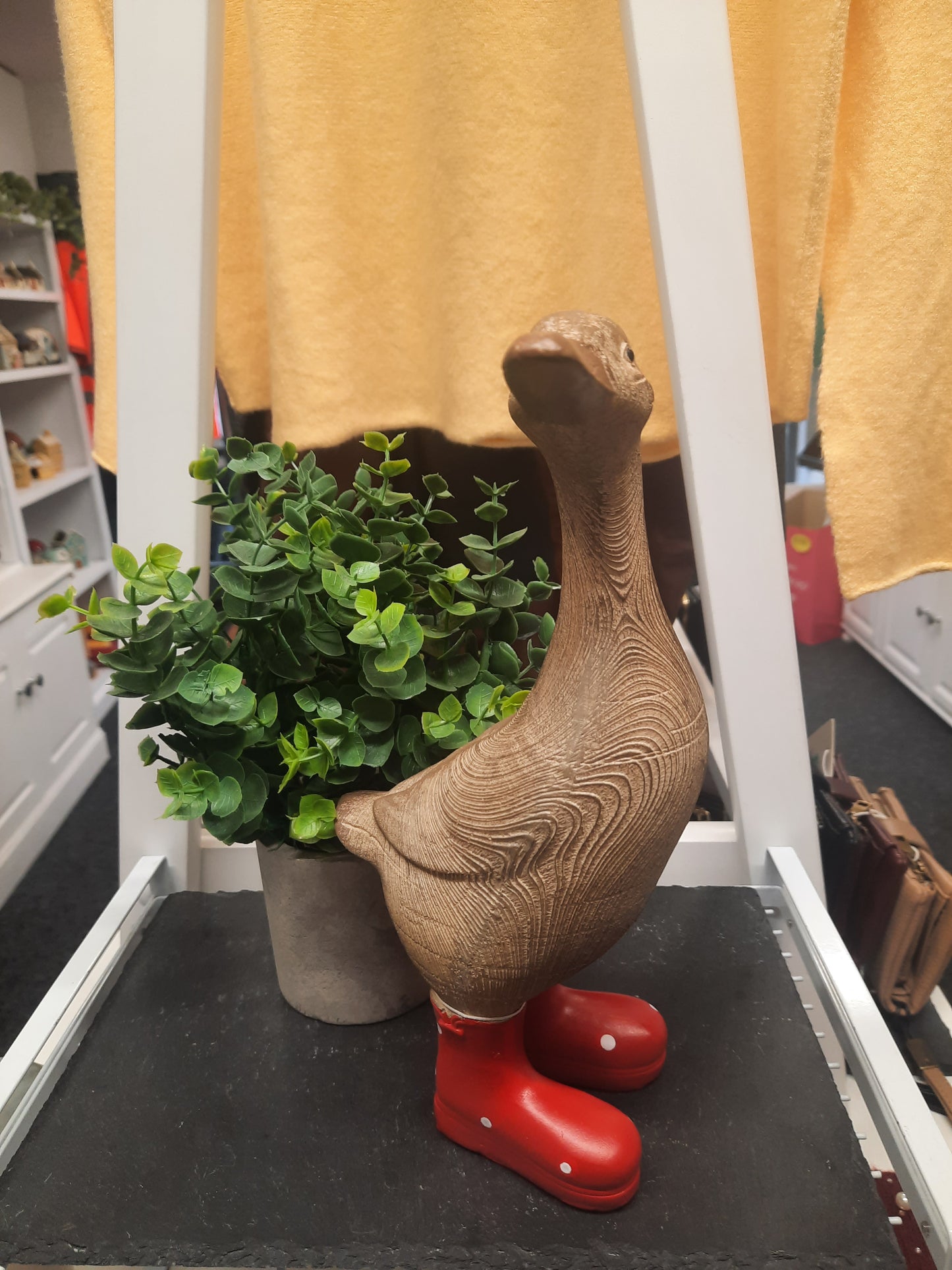 Duck with Wellies ( Red )...