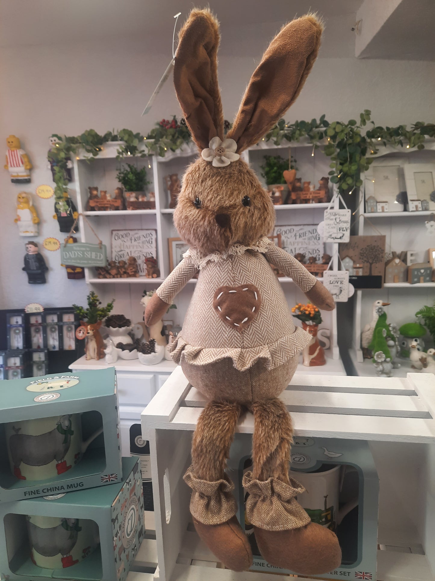 Rustic Dressed Mrs Bunny...