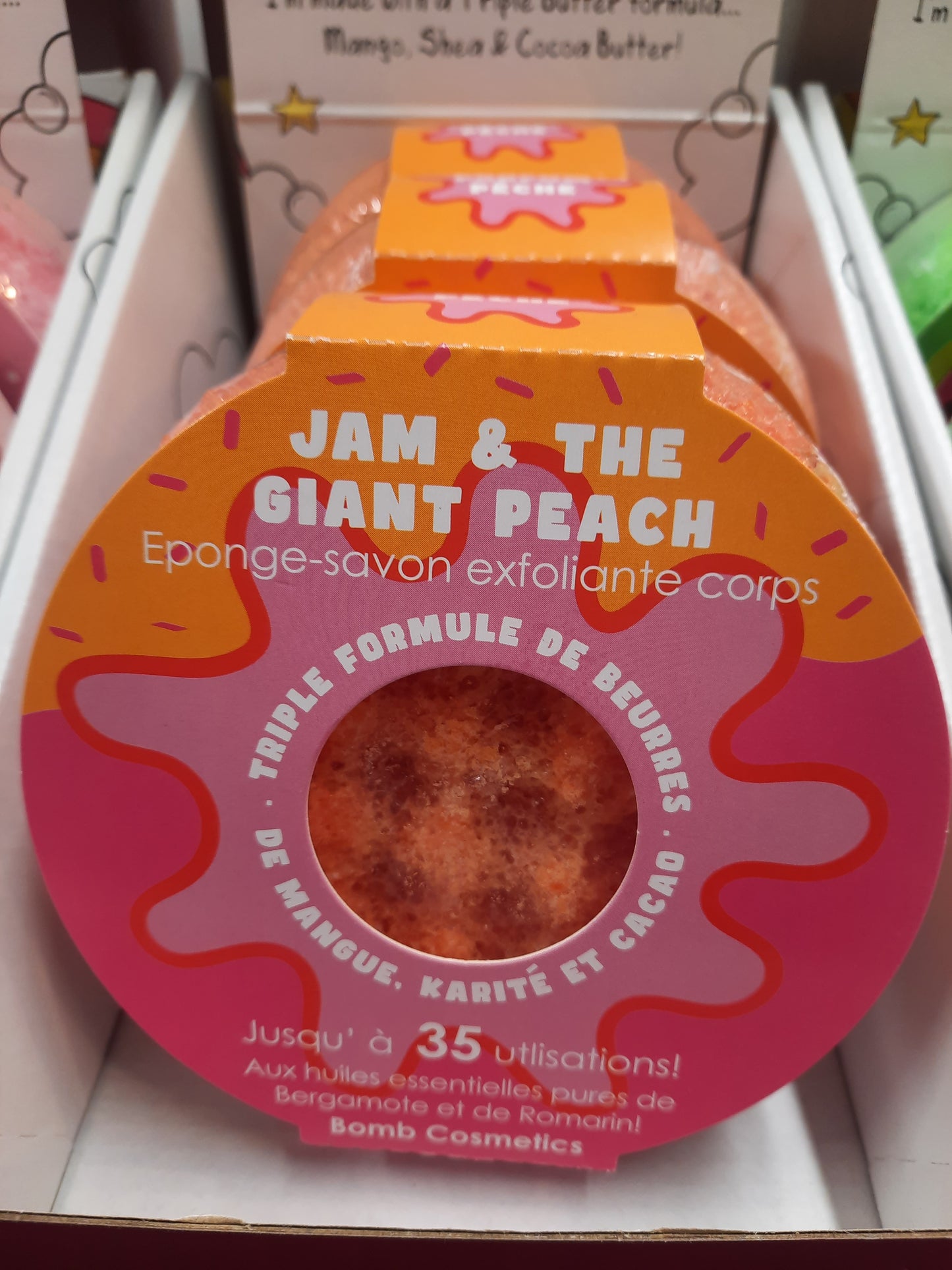 Jam & The Giant Peach Body Buffer Sponge...