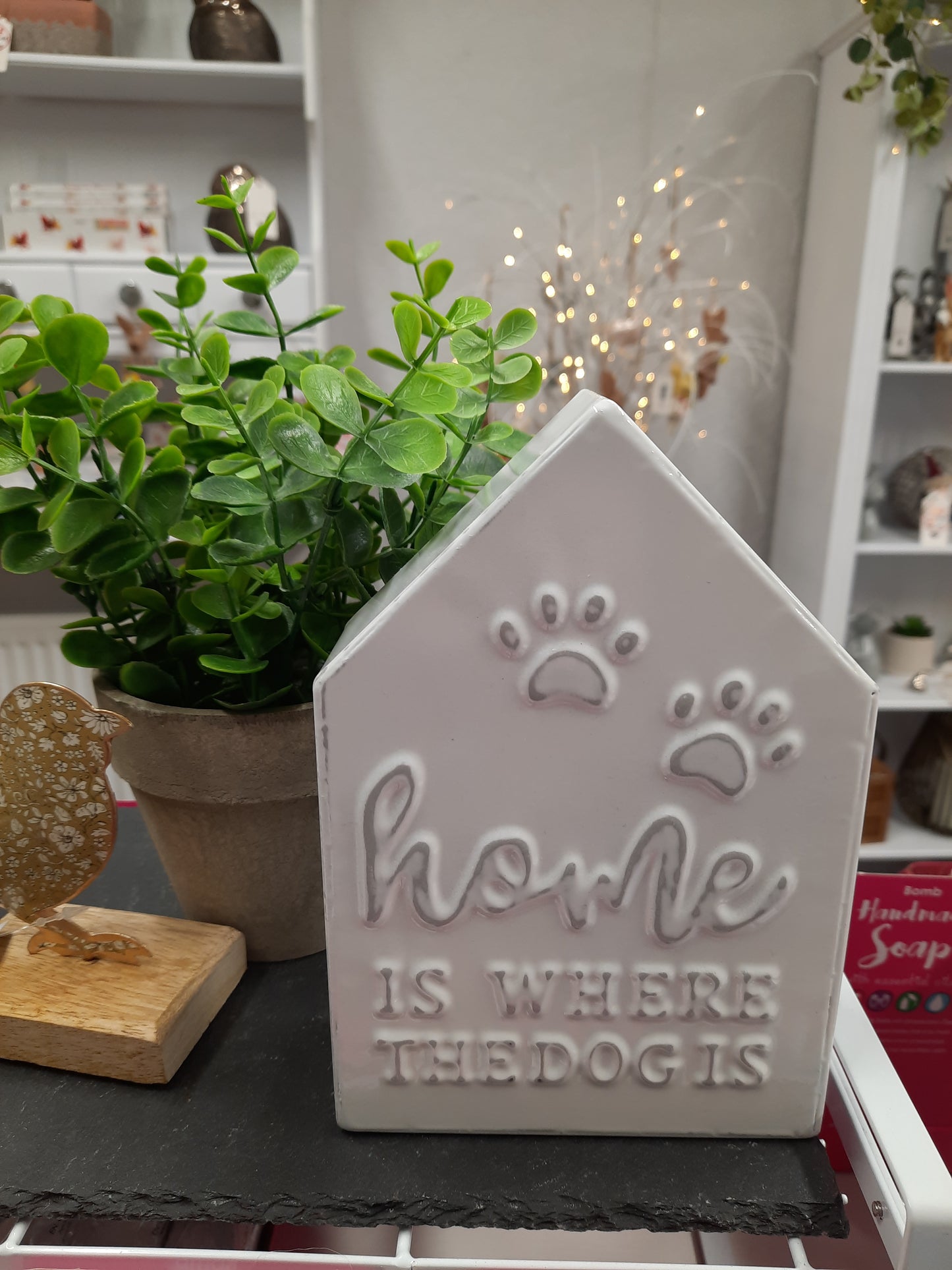 Home is where the Dog is Metal Sign