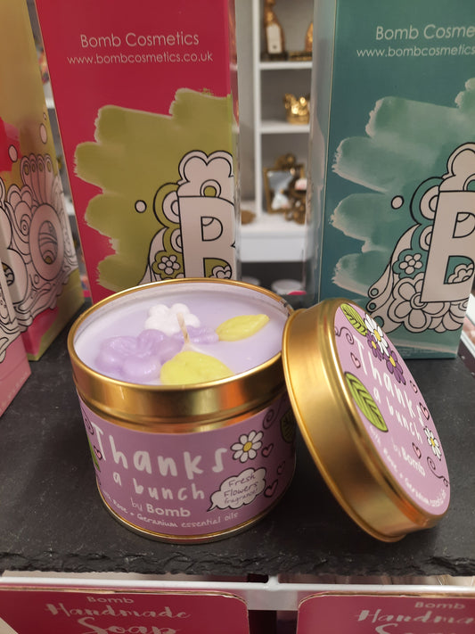 Fragranced Tinned Candle (Thanks a bunch)