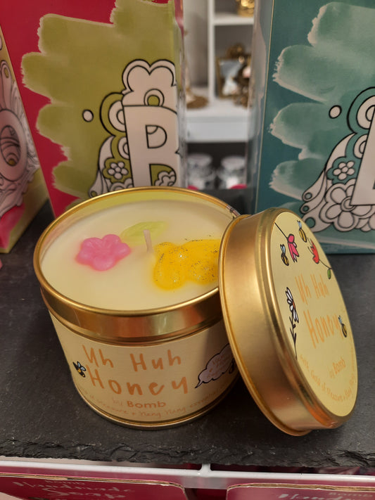 Fragranced Tinned Candle ( Uh Huh Honey )