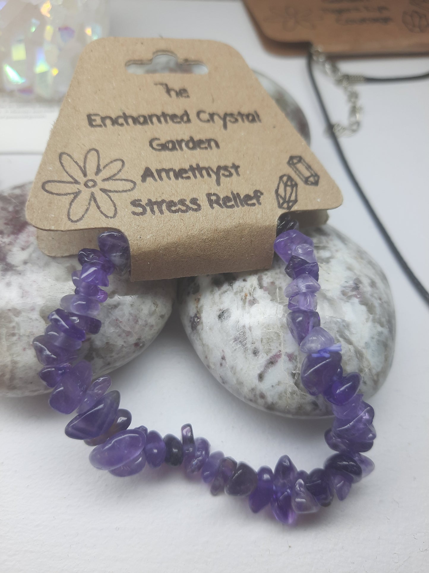 Chip Bracelets ( Amethyst)