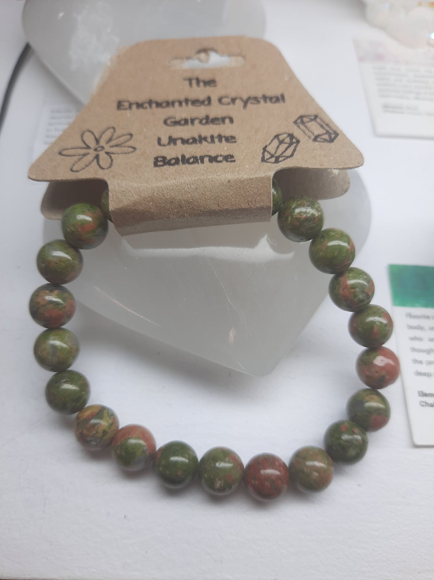 Bead Bracelets ( Unakite )