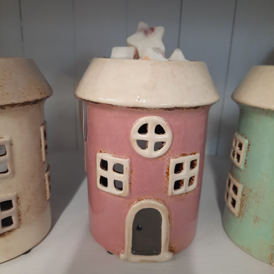 Village Pottery Wax Warmer ( Pink)