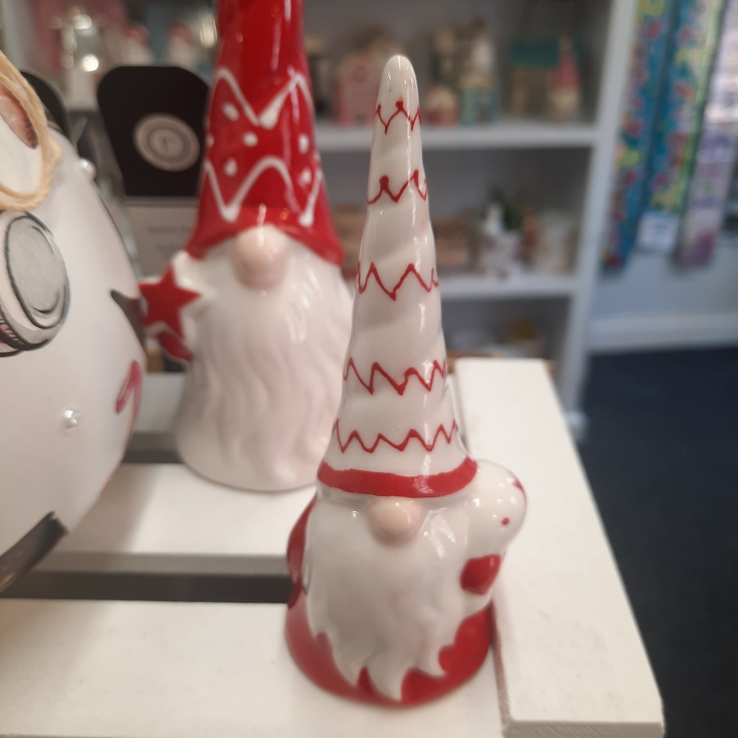 Ceramic Santa with Tall Hat