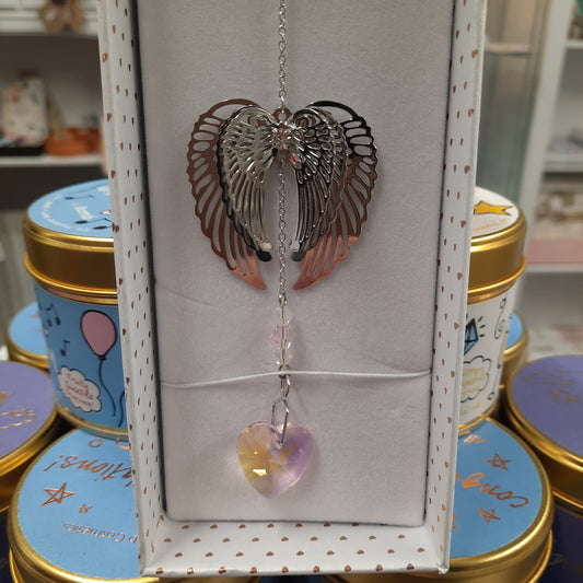 Light Catcher Angel Wings (Pink)