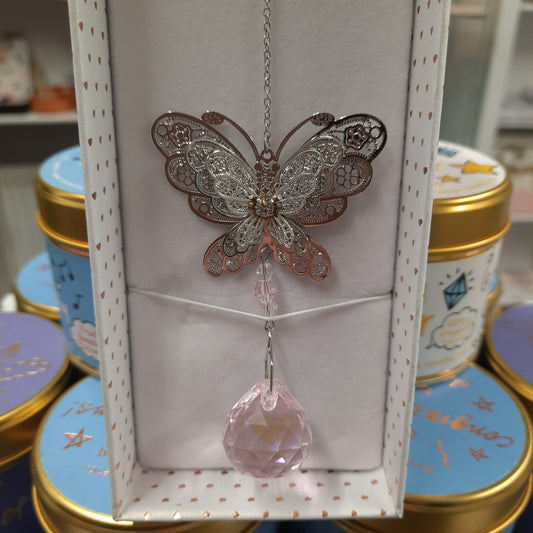 Light Catcher Butterfly (Pink)