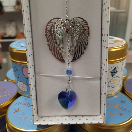 Light Catcher Angel Wings (Blue)