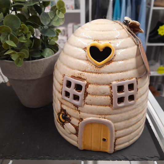 Beehive House T-light( Cream)