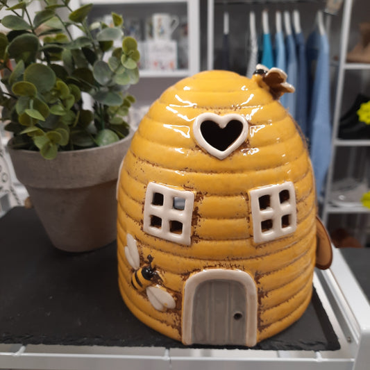 Beehive House T-light (Yellow)