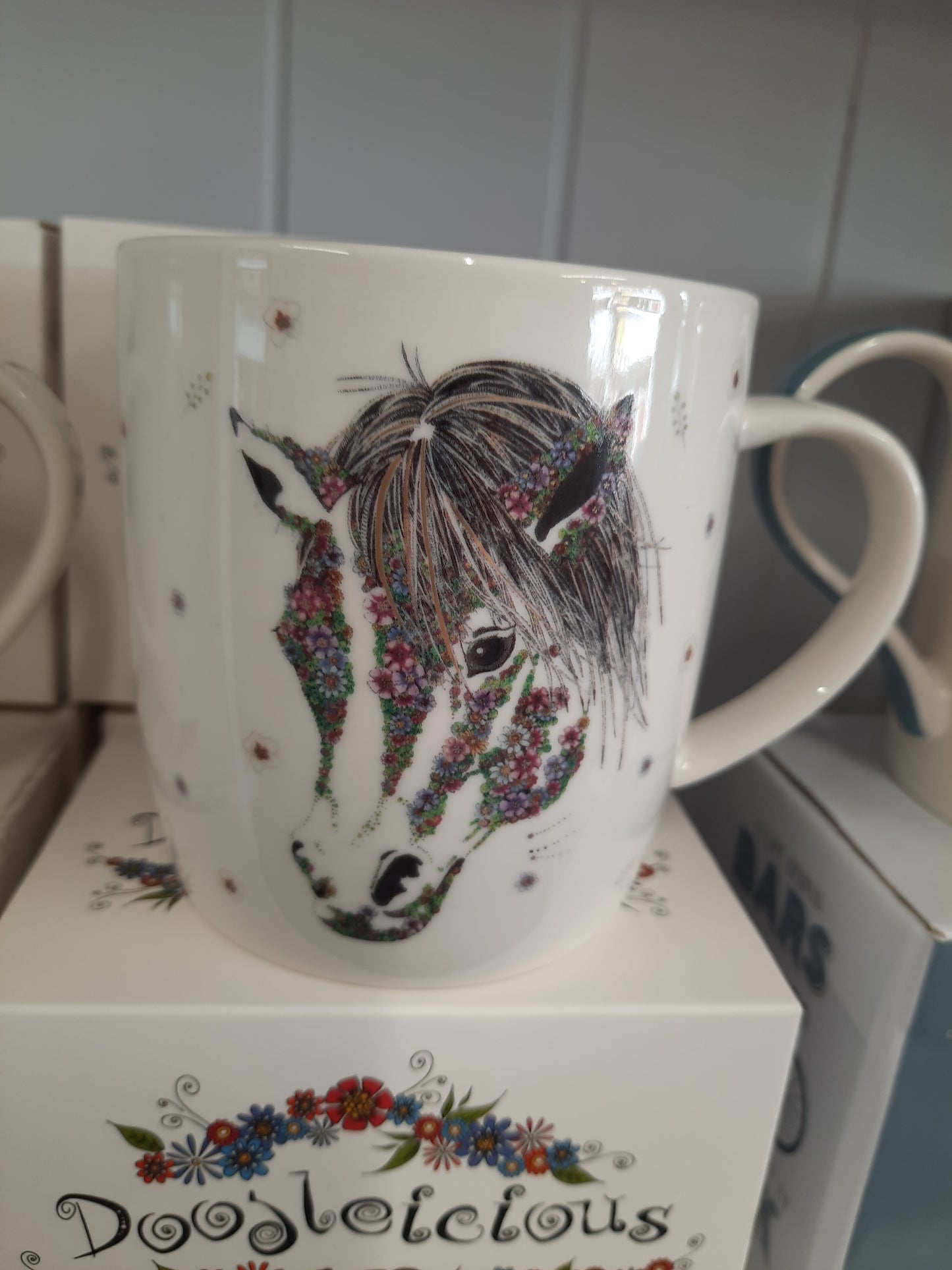Doodleicious Art China Mug (Horse)