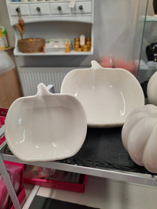 Pumpkin Trinket Dish (set of 2)