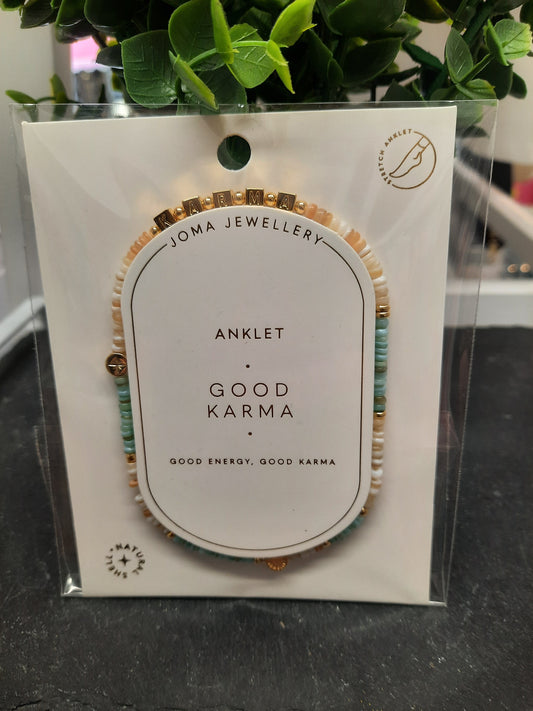 JOMA...Anklet Bracelet Good Karma