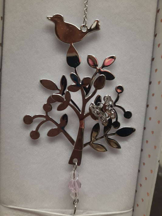 Light/Sun Catcher 3D Little Birds(Pink)