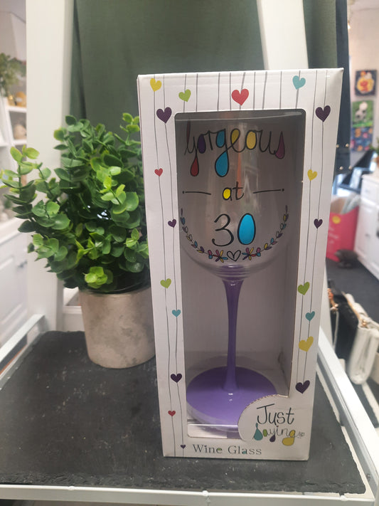 Wine Glass...Gorgeous at 30