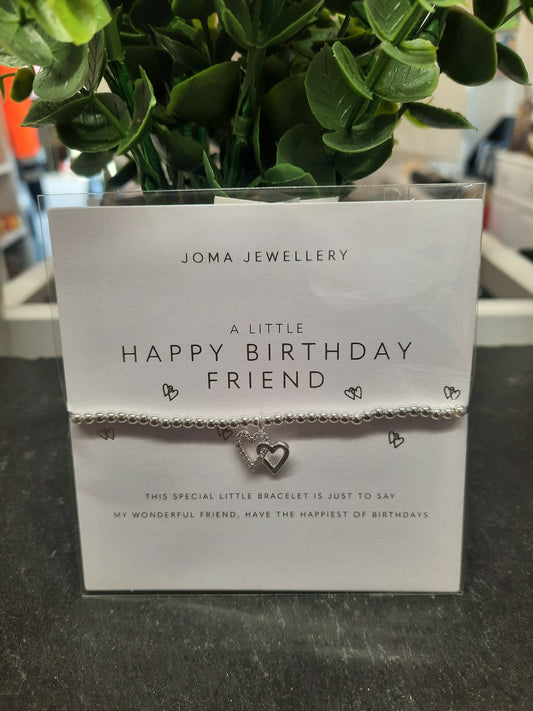 JOMA...Happy Birthday Friend Bracelet