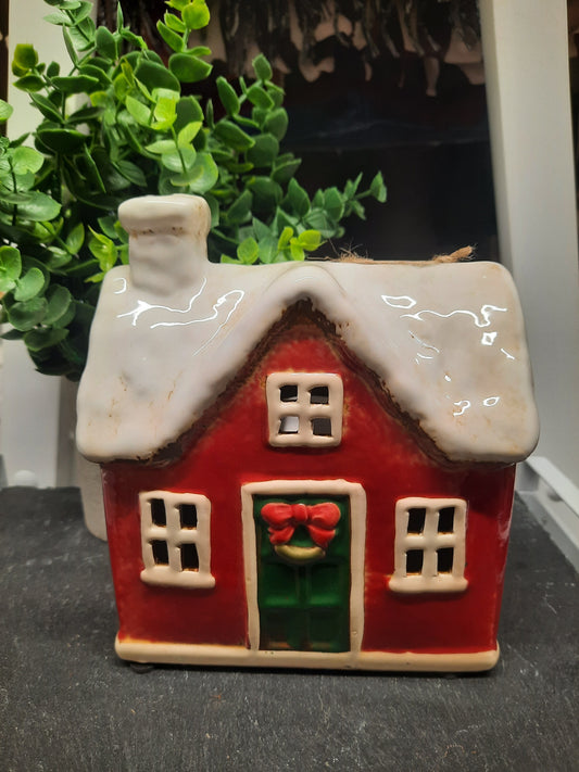 Village Pottery Traditional House T-light