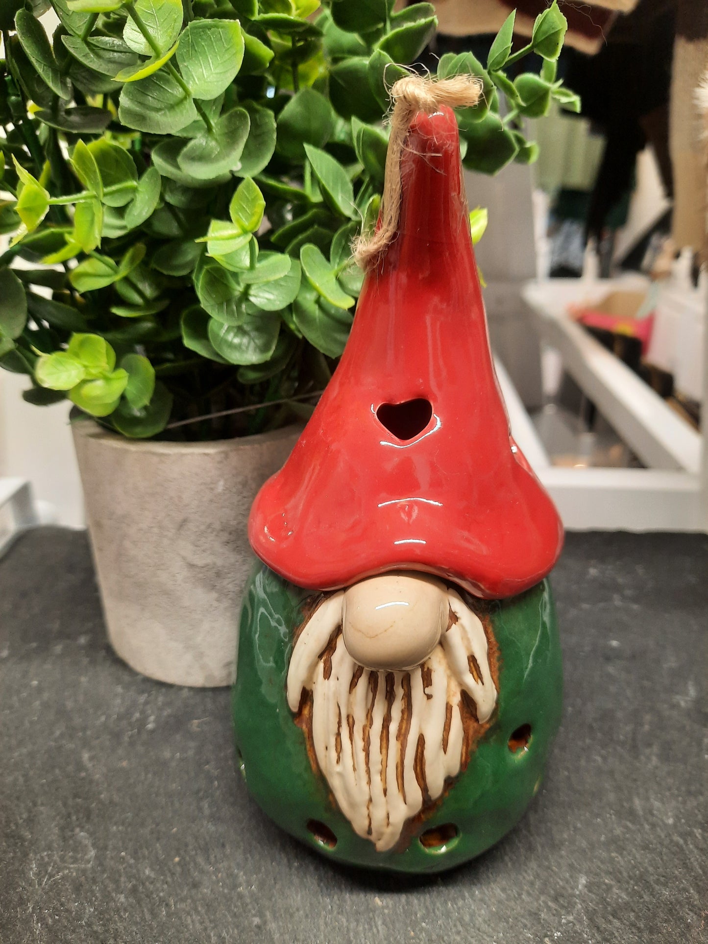 Village Pottery Wax Warmer Gonk (Red/Green)