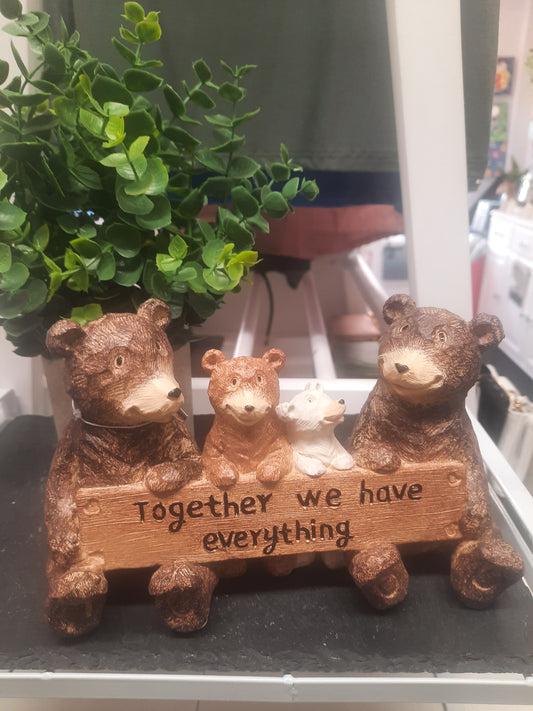 Bear Family Ornament...Together we have everything