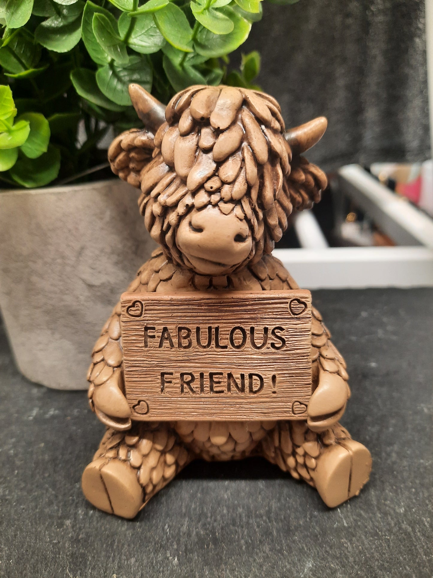 Hughie Highland Cow Fabulous Friend...