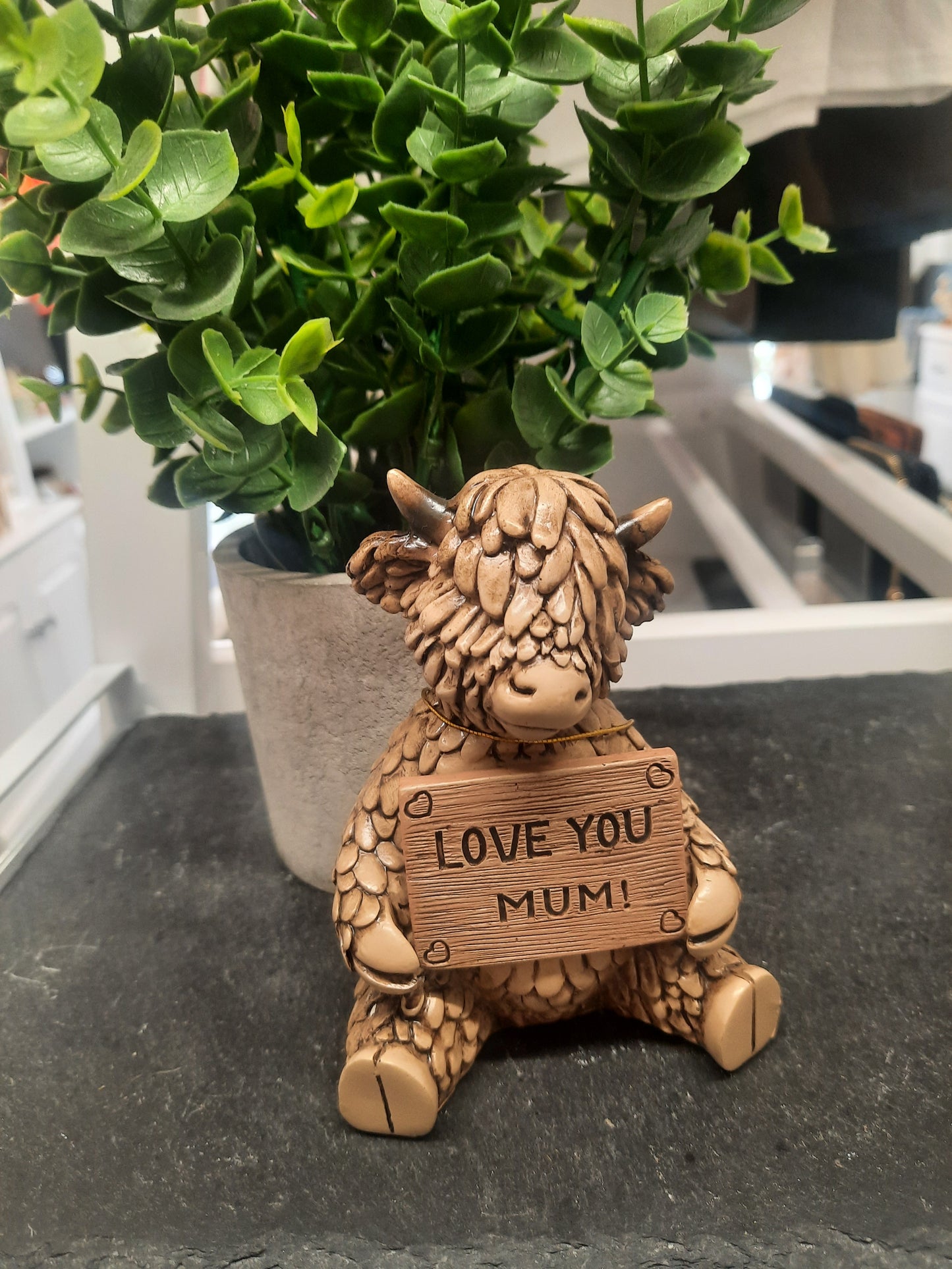 Hughie Highland Cow Love You Mum