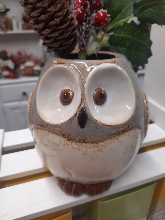 Village Pottery Owl