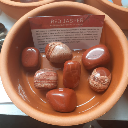 Tumble Stones...RED JASPER