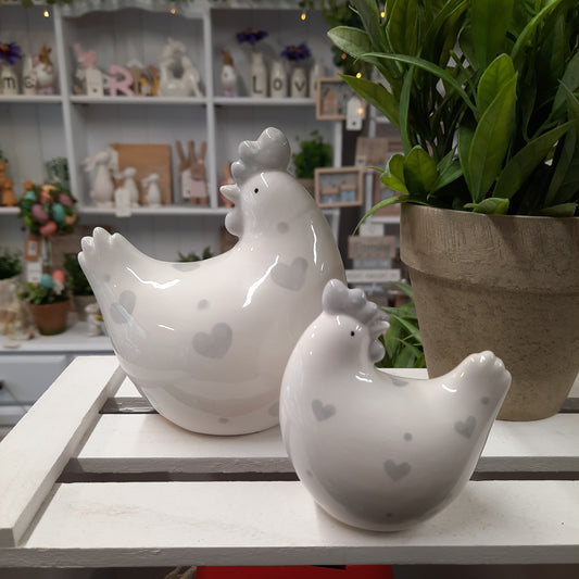 Heart Chickens (Set of 2)