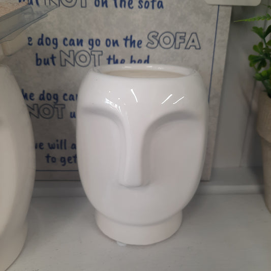 Face Candle (White)