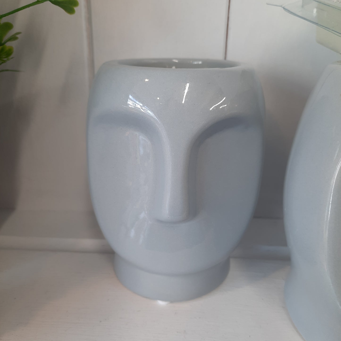 Face Candle (Grey)