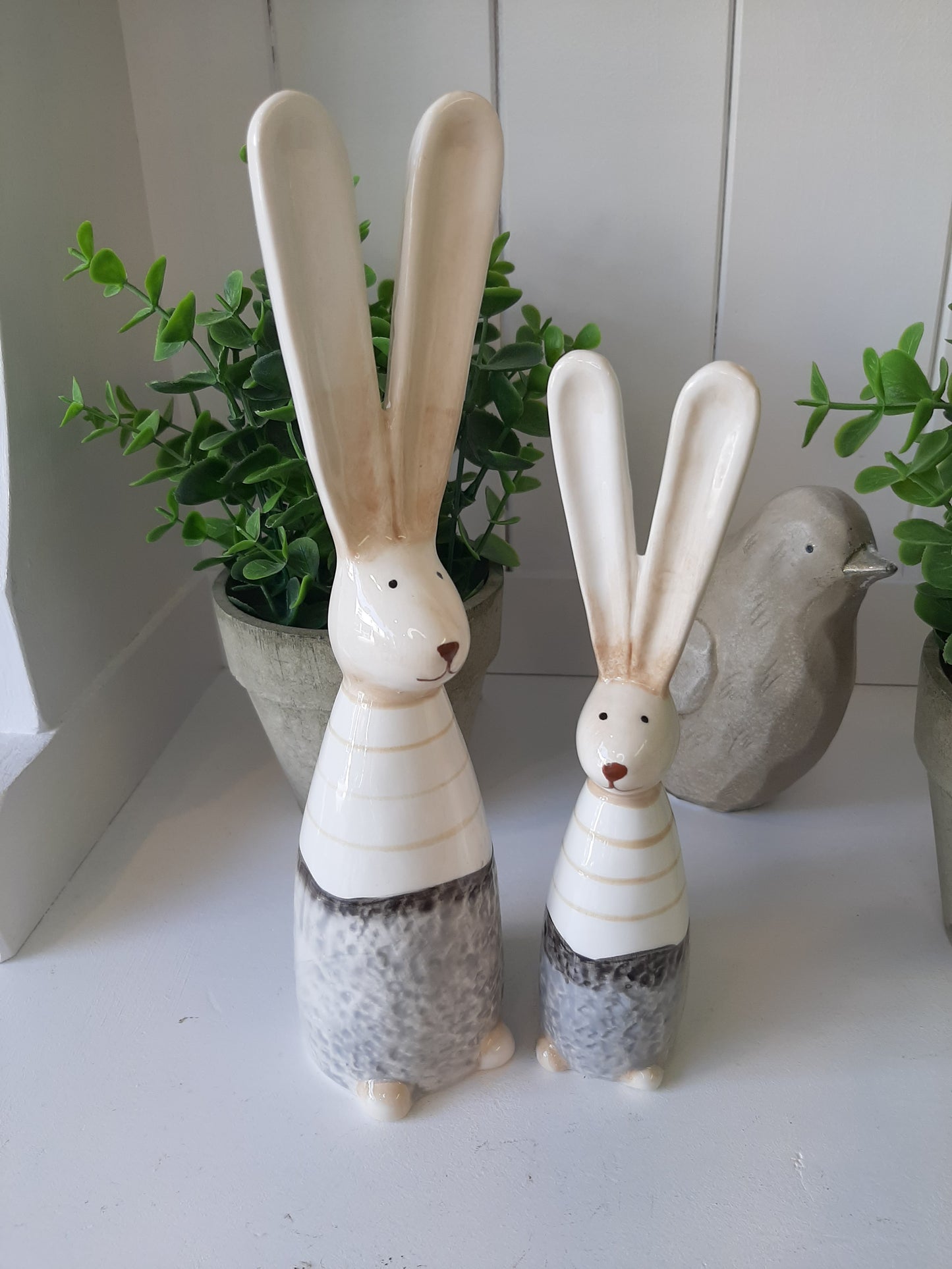 Ceramic Long Eared Rabbits