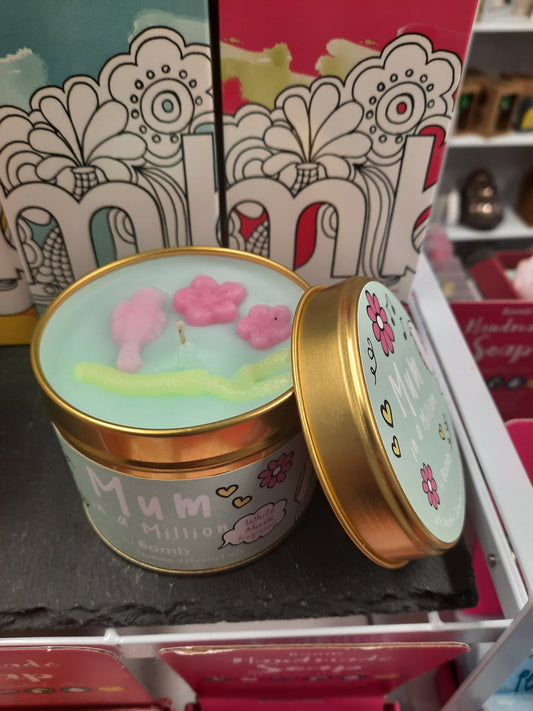 Fragranced Tinned Candle  (Mum in a Million)