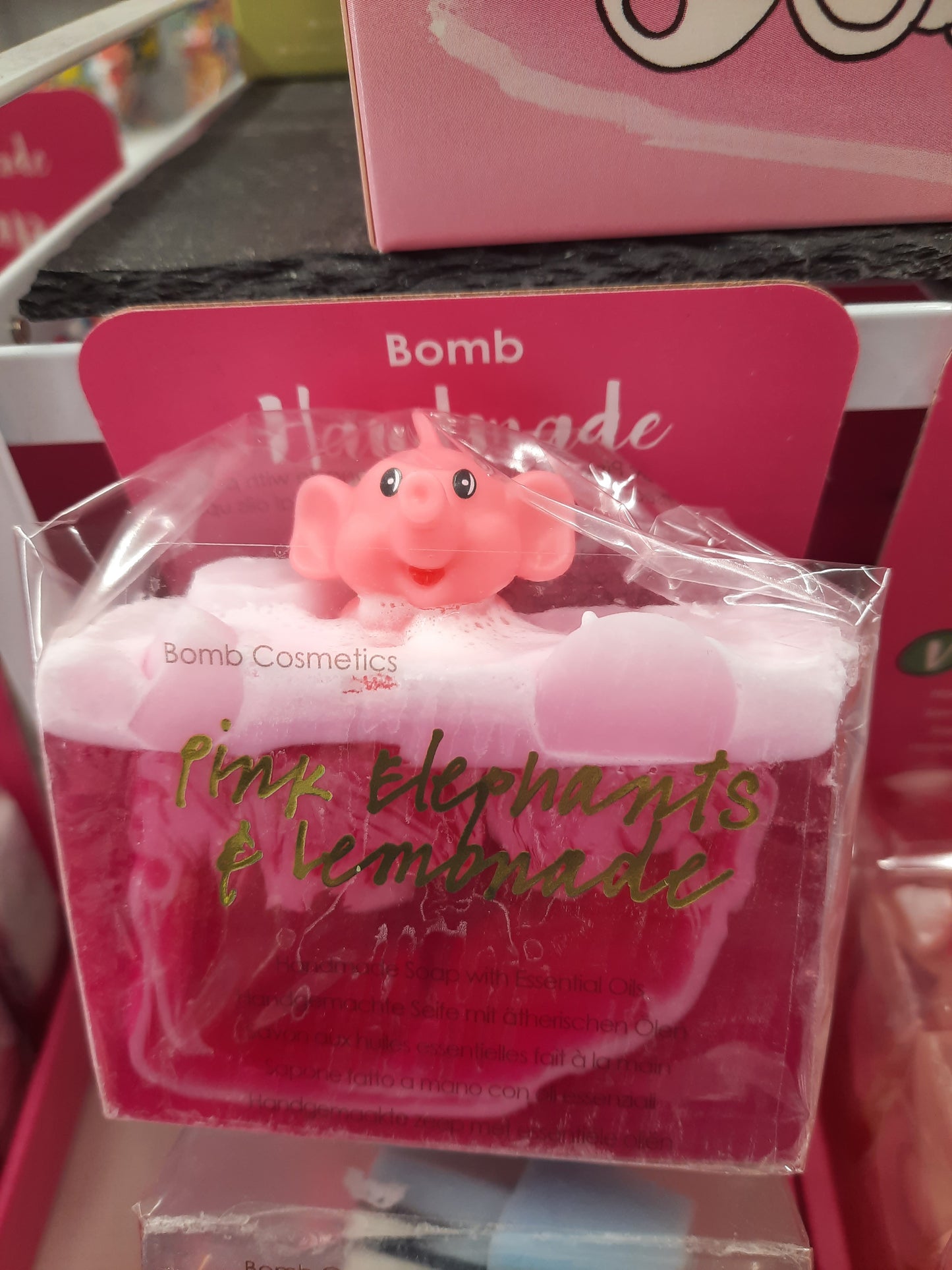 Soap Slice (Pink Elephants & lemonade)
