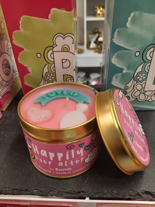 Fragranced Tinned Candle (Happily ever after)