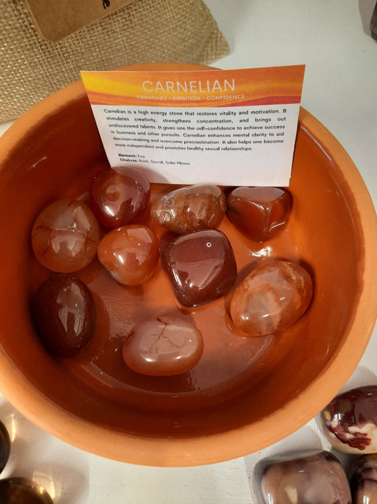 Tumble Stones...CARNELIAN