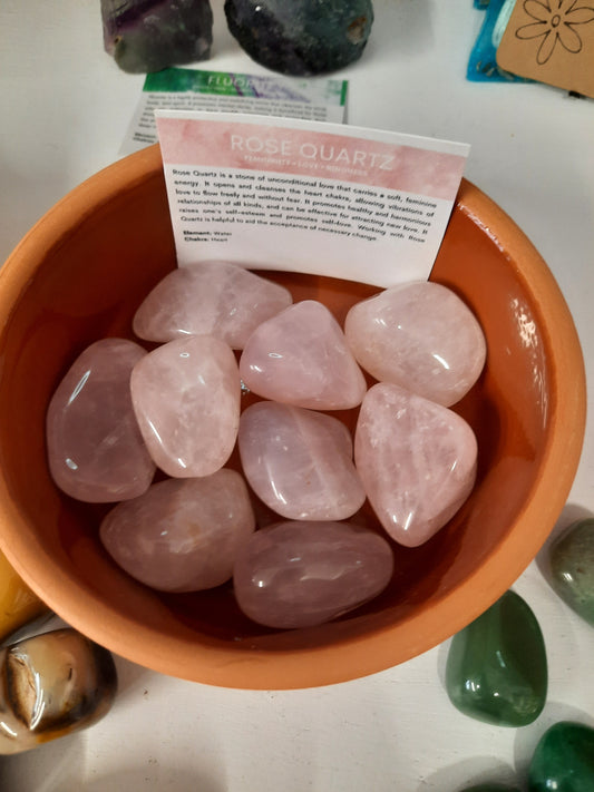 Tumble Stones...ROSE QUARTZ