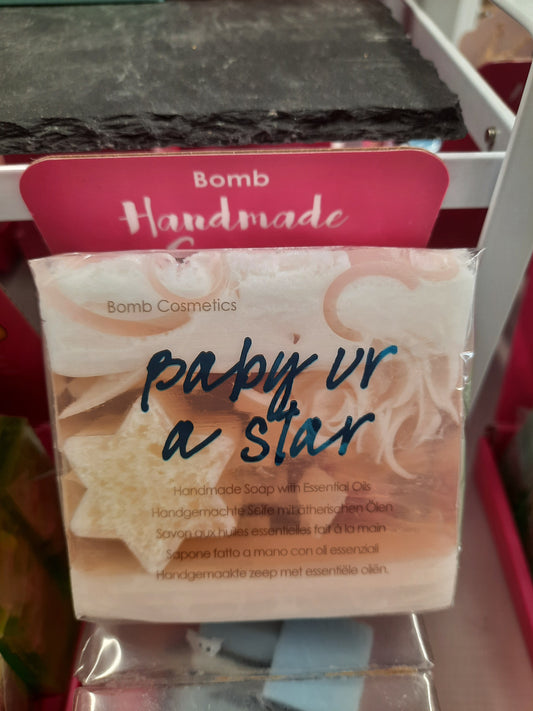 Baby ur a Star Handmade Soap Slice