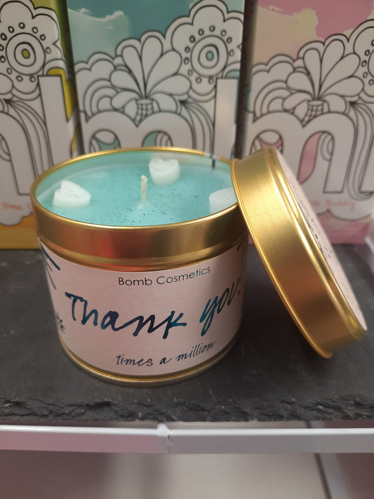 Fragranced Tinned Candle (Thank You)