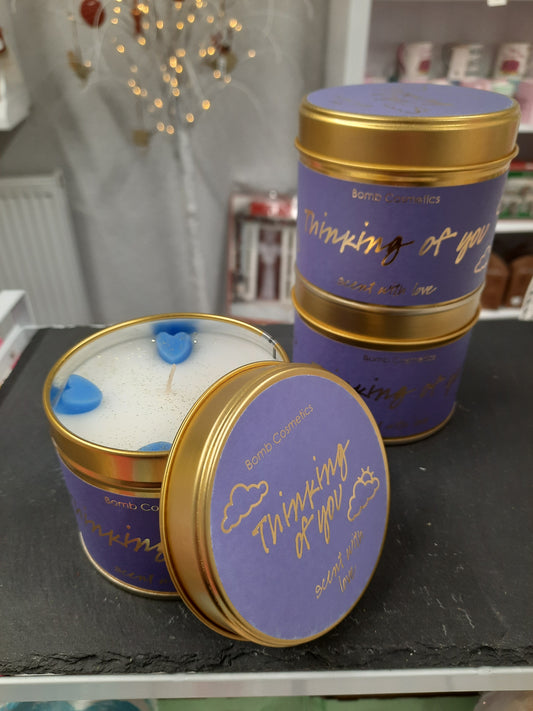 Fragranced Tinned Candle ( Thinking of you )